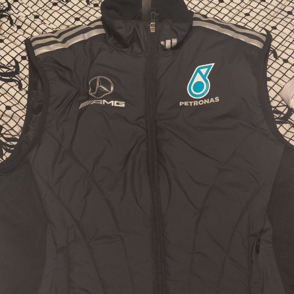 Mercedes AMG Petronas Black and Silver Vest